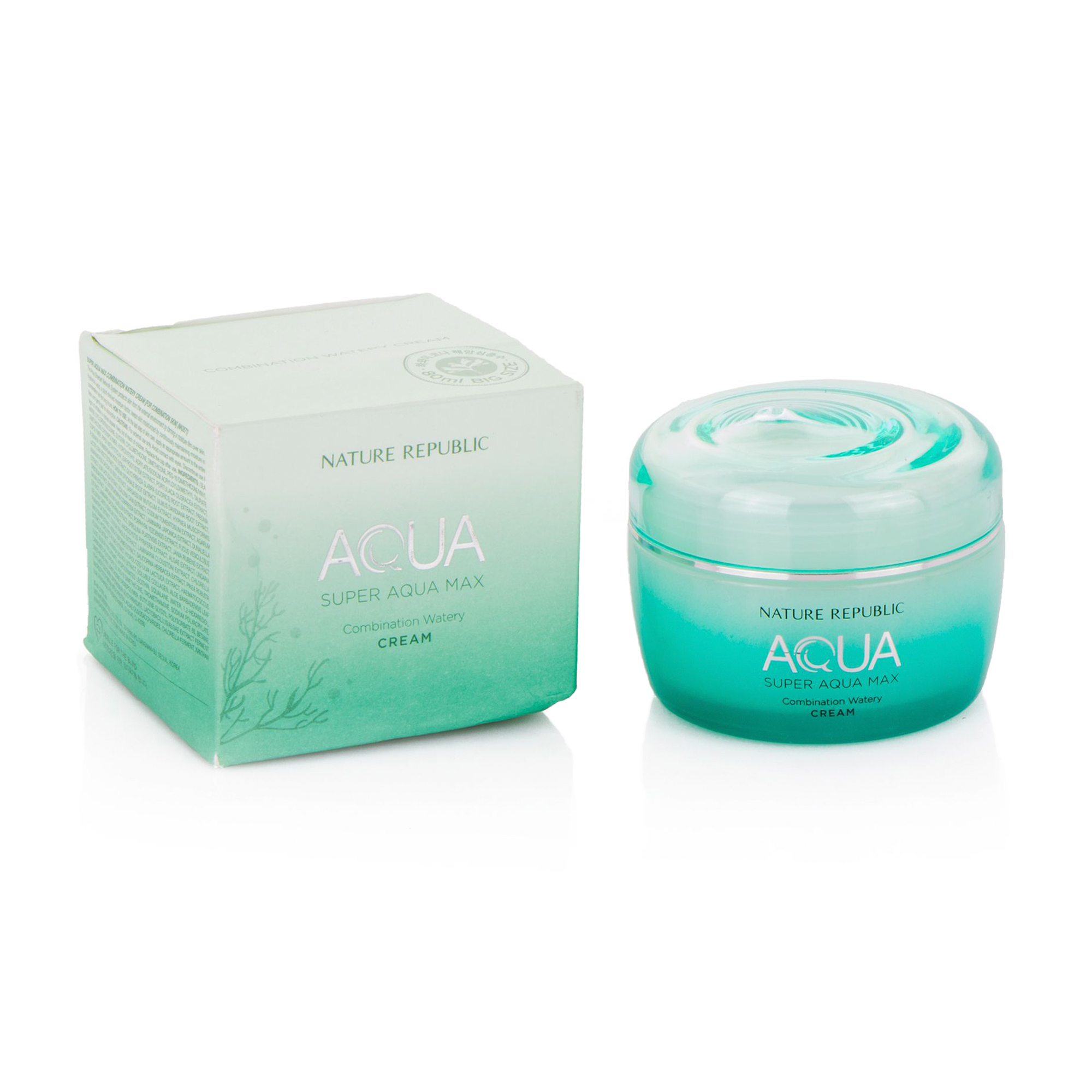 Крем для обличчя Nature Republic Super Aqua Max Combination Watery Cream зволожувальний, 80 мл
